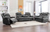 Dynamo2-CHARCOAL 3PC Reclining Set