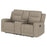 Brentwood Upholstered Motion Reclining Loveseat With Console Taupe