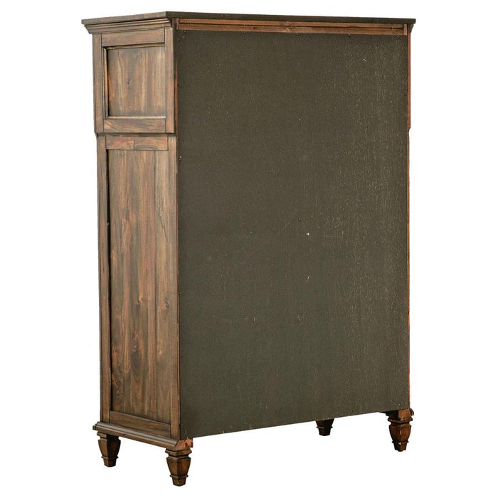 Avenue 8-drawer Chest Weathered Burnished Brown