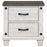 Lilith 5-piece Bedroom Set Distressed Grey and White