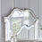 Evangeline Camel Top Dresser Mirror Silver Oak