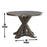 Molly 48 inch Round Dining Table