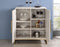 Larkin Faux-Marble Wine Cabinet