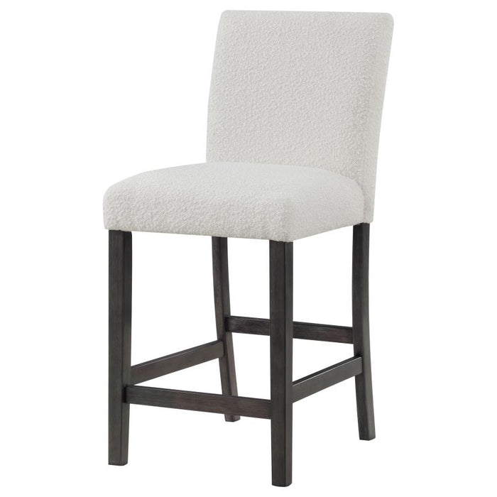 Alba Boucle Upholstered Counter Height Dining Chair (Set of 2)