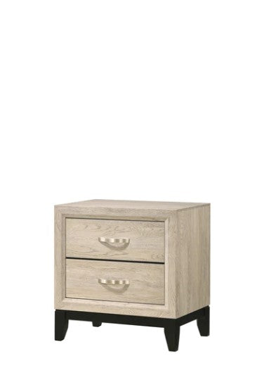 Akerson 2 Drawer Drift Wood Nightstand