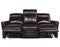 Coachella Leather Dual-Power Reclining Sofa – Brown