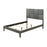 DENKER GUNMETAL PANEL BED