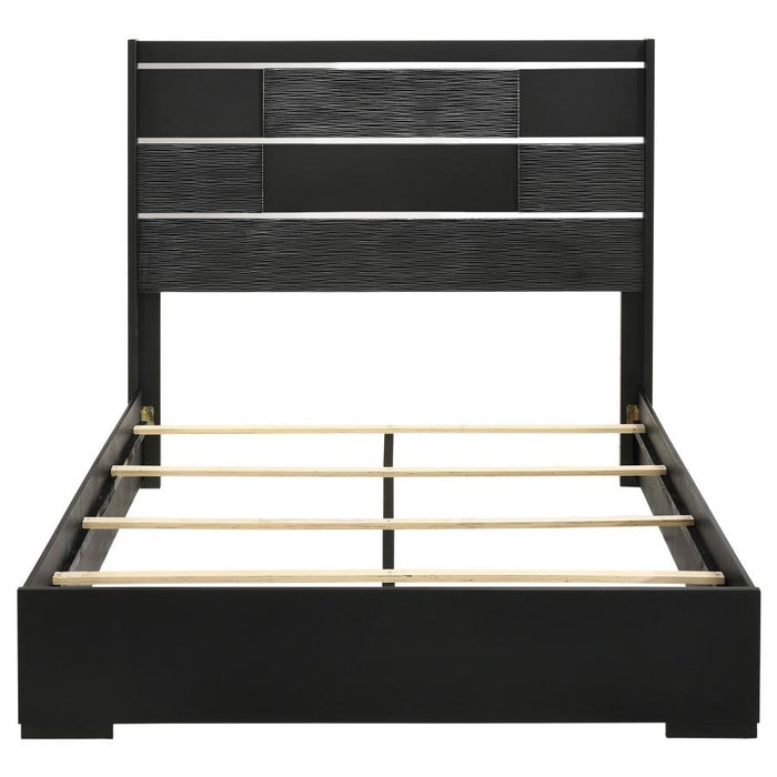 Blacktoft Panel Bed Black