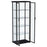 Aero 5-shelf Display Curio Cabinet with LED Lighting Black