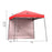 10 x 10 Feet Pop Up Tent Slant Leg Canopy with Roll-up Side Wall