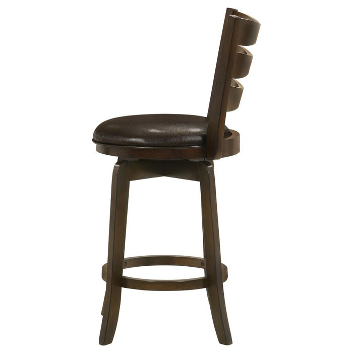 Murphy Ladder Back Counter Height Swivel Bar Stool