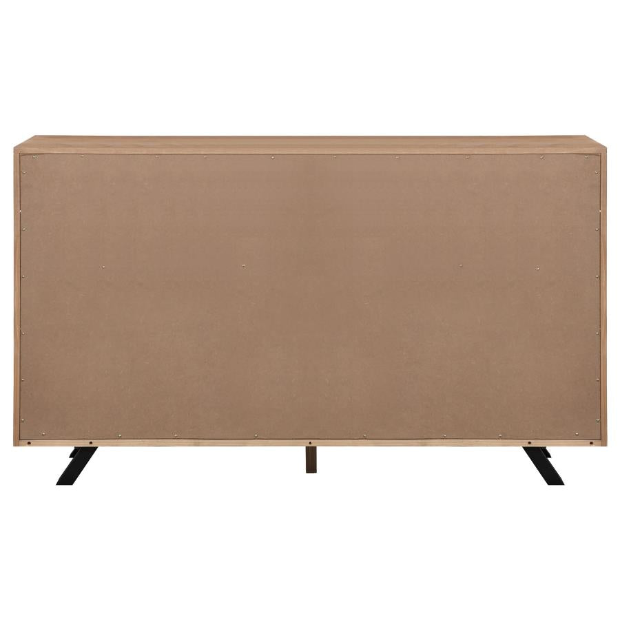 Taylor 7-drawer Rectangular Dresser Light Honey Brown