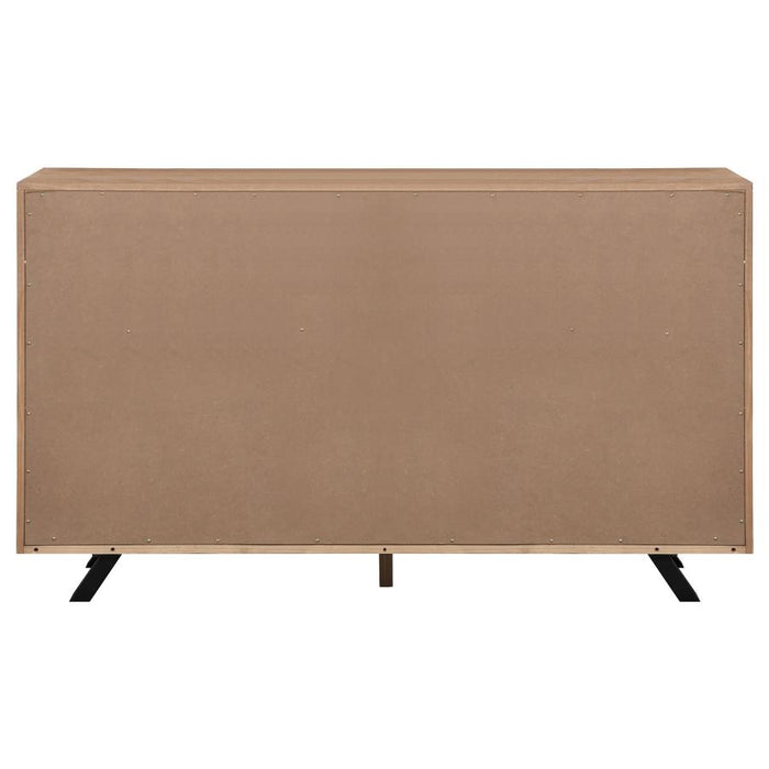 Taylor 7-drawer Rectangular Dresser Light Honey Brown