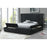 Danbury Charcoal Upholstered Storage Bed