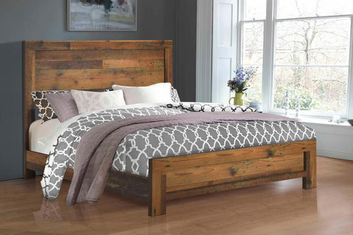 Sidney Panel Bed Rustic Pine