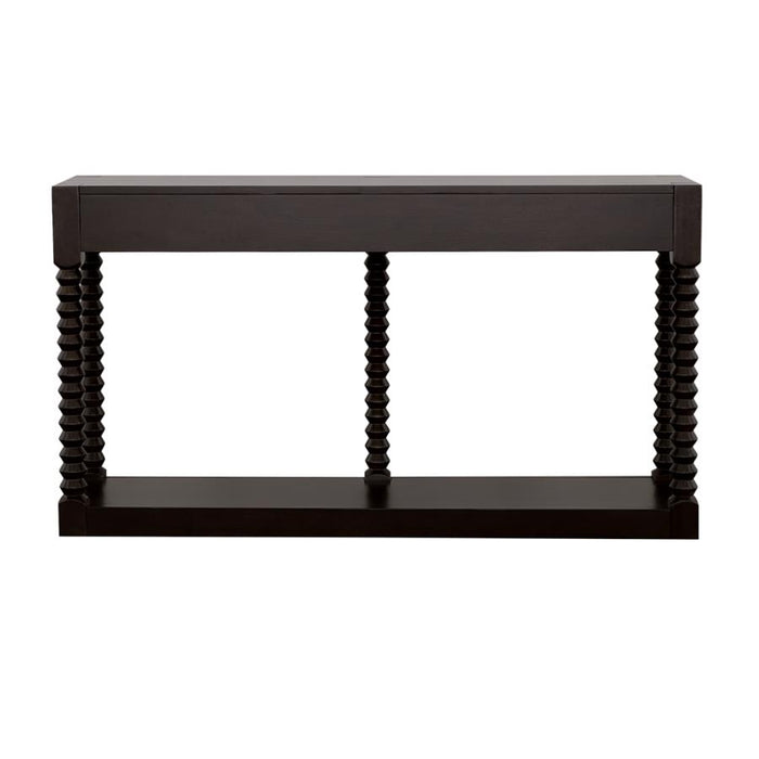 Meredith 2-Drawer Sofa Table Coffee Bean