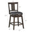 24/29 Inch 360 Degree Swivel Classic Wooden Counter Height Bar Stool