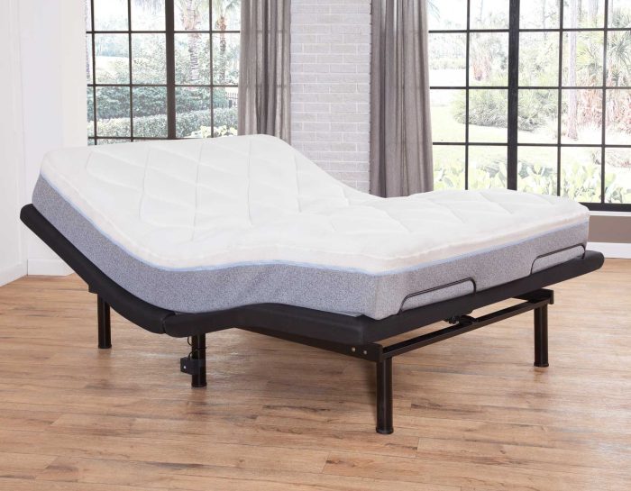 350 Series Softform Power Adjustable Bed Base w/Massage & Night Lights