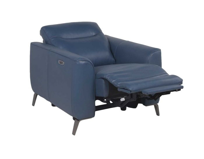 Sansa Dual-Power Leather Recliner