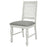 Aventine Ladder Back Dining Side Chair with Upholstered Seat Vintage Chalk and Grey (Set of 2)