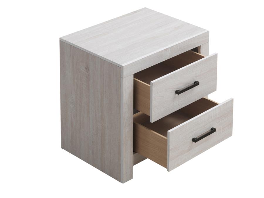 Brantford 2-drawer Nightstand Coastal White