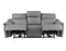 Alpine Dual-Power Leather Reclining Sofa