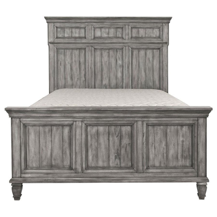 Avenue Panel Bed Grey