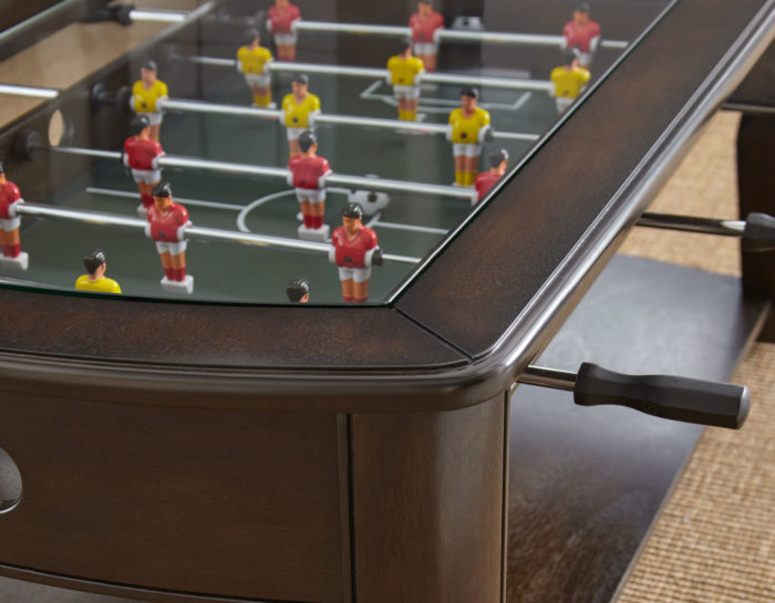 Diletta 3-Piece Game Set (Foosball Cocktail & 2 Game End Tables)