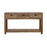 Esther 3-Drawer Storage Console Table Natural Sheesham