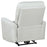 Greenfield Upholstered Power Recliner Chair Ivory