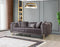 Santana Smoke Velvet Sofa & Loveseat