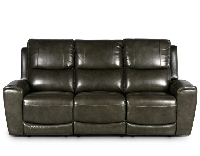 Laurel Leather Dual-Power Reclining Sofa