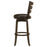 Murphy Ladder Back Pub Height Swivel Bar Stool