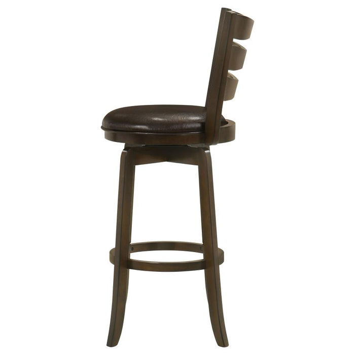 Murphy Ladder Back Pub Height Swivel Bar Stool