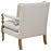 Dempsy Upholstered Accent Chair With Casters Beige