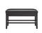 Carrara Black PU Storage Counter Bench