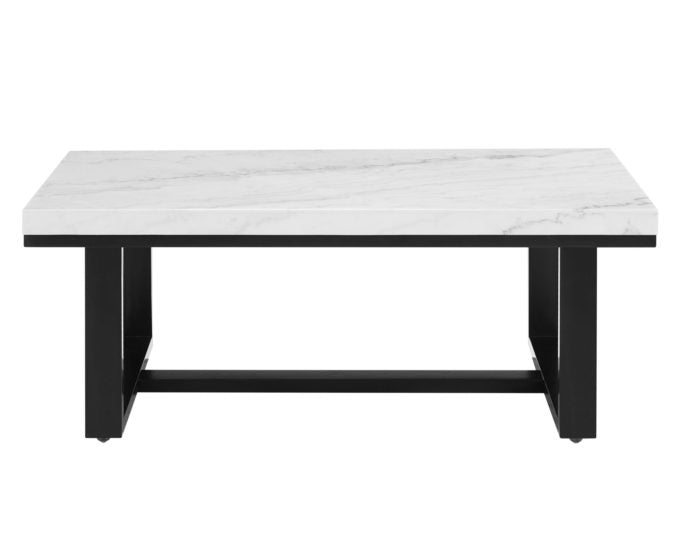 Lucca 3-Piece Marble Top Set (Cocktail & 2 End Tables)