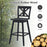 Set of 2 29 Inch 360-Degree Swivel Bar Stools for Home Restaurant