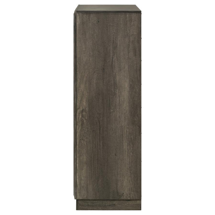 Janine 5-drawer Chest Grey