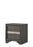 Regata Gray/Silver Nightstand