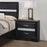 Miranda 2-drawer Nightstand Tray Black