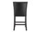 Carrara 24″ Counter Stool, Black Leatherette