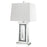 Ayelet Table Lamp With Square Shade White And Mirror