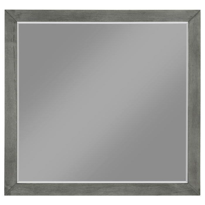 Nathan Rectangular Dresser Mirror Grey