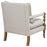 Dempsy Upholstered Accent Chair With Casters Beige