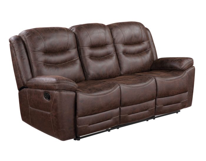 Stetson Manual Reclining Sofa w/Dropdown Table