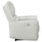 Greenfield Upholstered Power Recliner Chair Ivory