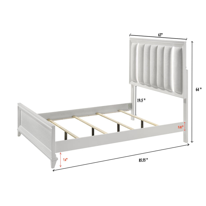 Cressida Upholstered Bed with Built-in Lighting