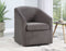 Arlo Upholstered Swivel Barrel Chair