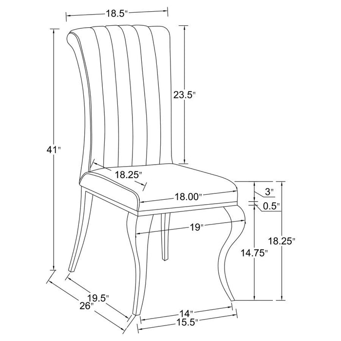 Carone 5-Piece Dining Room Set